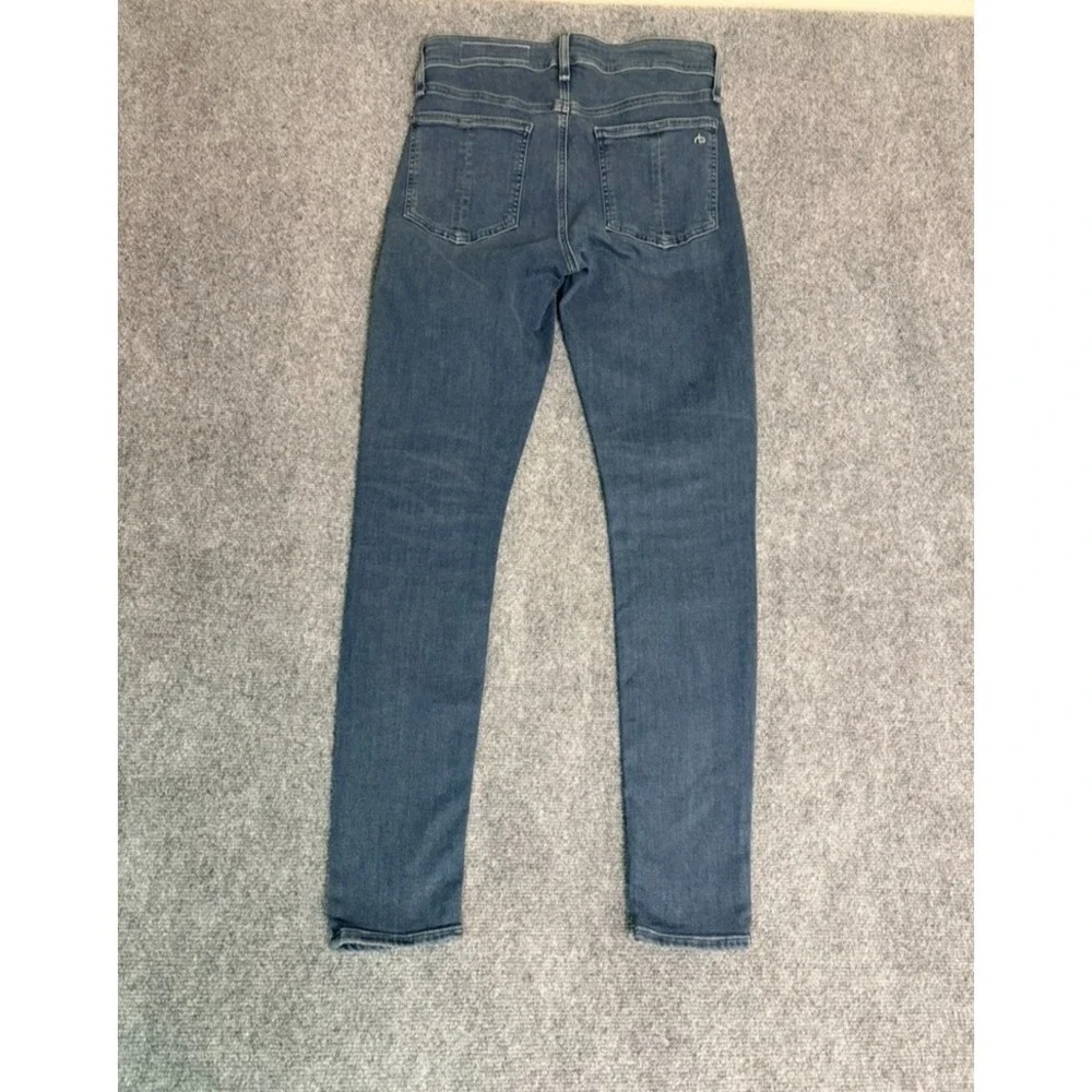 Rag & Bone Cate Mid-Rise Ankle Skinny Jeans Dark Wash Comfort Stretch Size 28